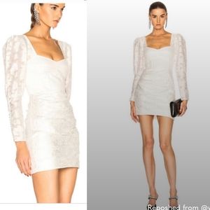 Self Portrait white corset Wuthering Heights Lace debutante dress 4